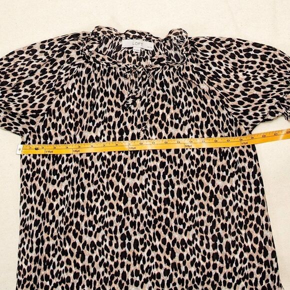 LOFT Cheetah Print Top  - Picture 7 of 7